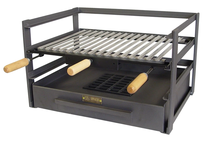 Imex El Zorro Barbecue Drawer with Grill, Black, 46 x 41 x 35 cm, 71480.0