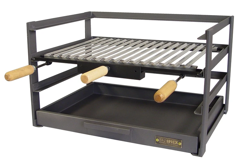 Imex El Zorro Barbecue Drawer with Grill, Black, 46 x 41 x 35 cm, 71477.0
