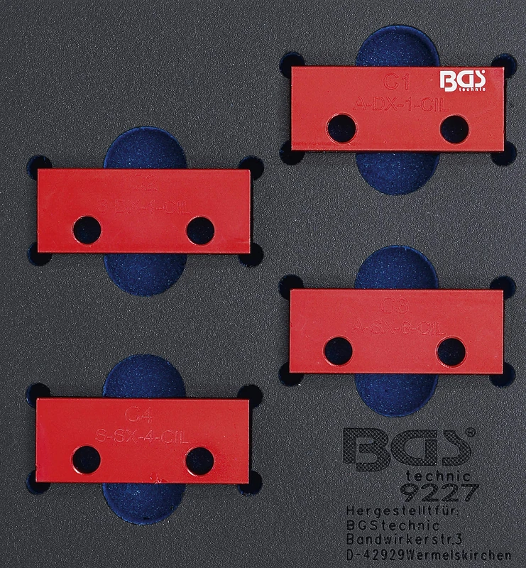 BGS 9227 | Tool Tray 1/6: Camshaft Locking Tool Set | for Alfa Romeo / Lancia 3.0l V6 24V