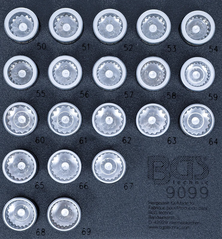 BGS 9099 | Tool Tray 1/6: Rim Lock Tool Set for Porsche and VW Touareg | 20 pcs.