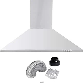 Cookology CH700SS 70cm Chimney Cooker Hood in Stainless Steel & Duct