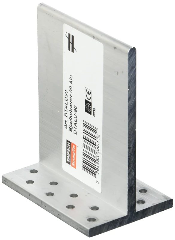 Simpson BTALU90 Support for Wood-Wood Connections Btalu 90 W Aluminium with Certification - Image 1