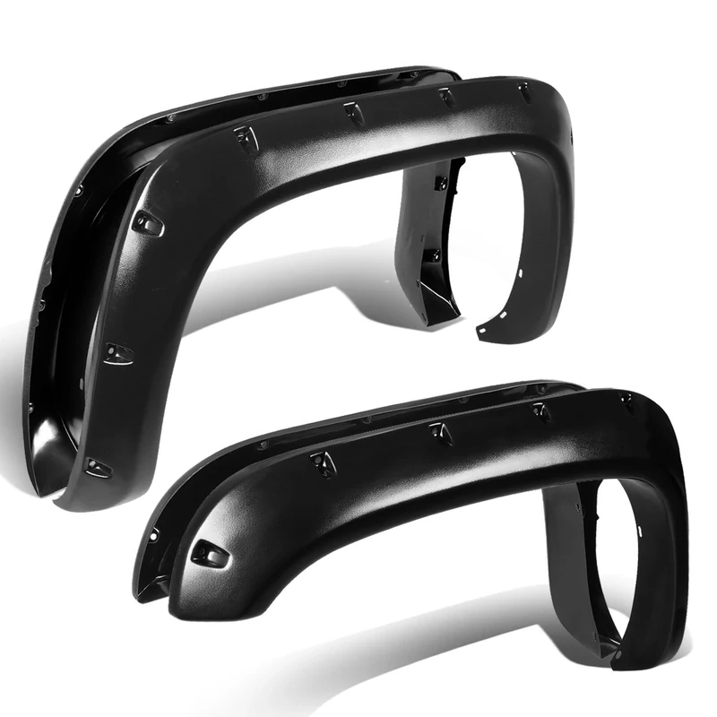 DNA MOTORING WF-DRAM94-MBK Side Wheel Fender Flares, Pack of 4