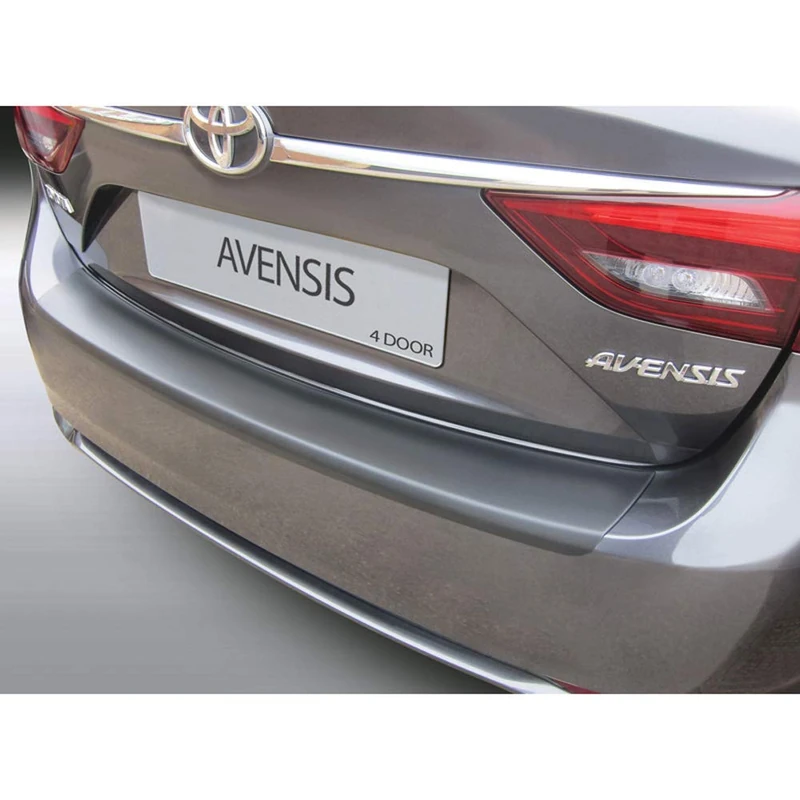 RGM ABS Rear bumper protector compatible with Toyota Avensis 4-doors 2015-2019 Black