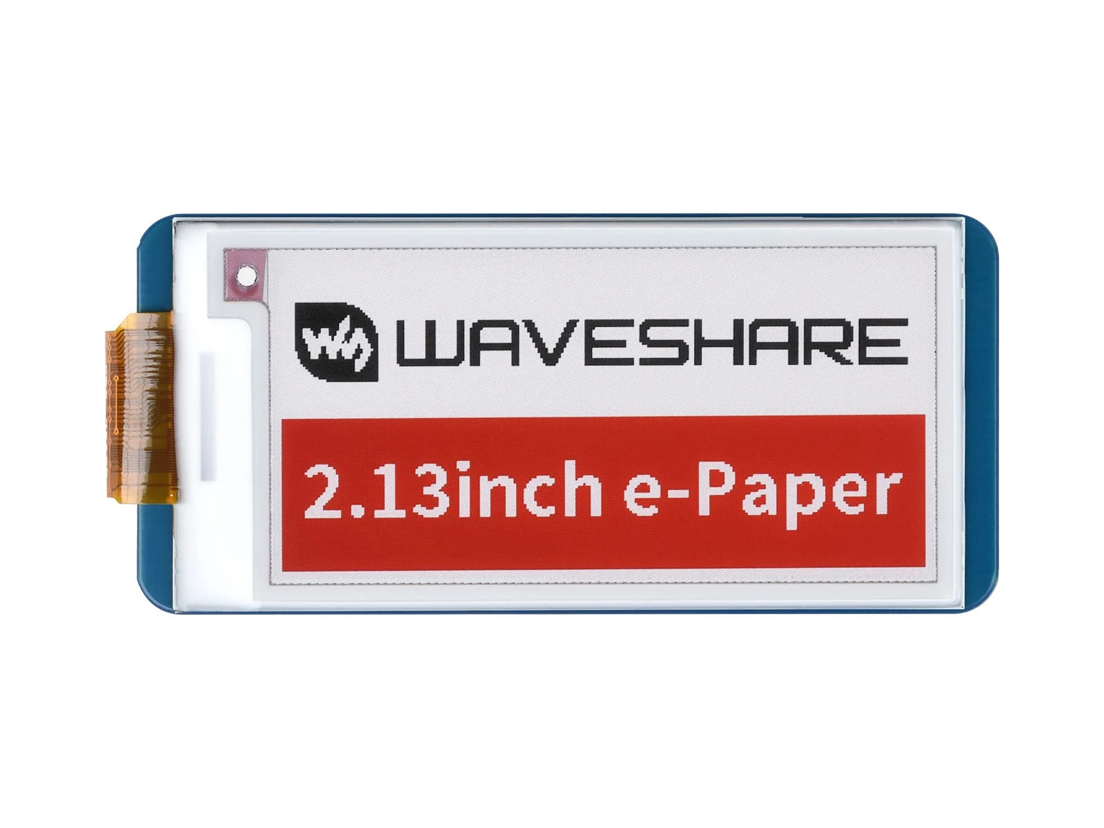 Waveshare 2.13 Inch e-Paper Display Hat(B) V4,212x104 Red Black White Three-Color E-Ink Screen Electronic Paper Module for Raspberry Pi Zero/Zero W/Zero WH/Zero 2W/3B/3B+/4B with SPI Interface