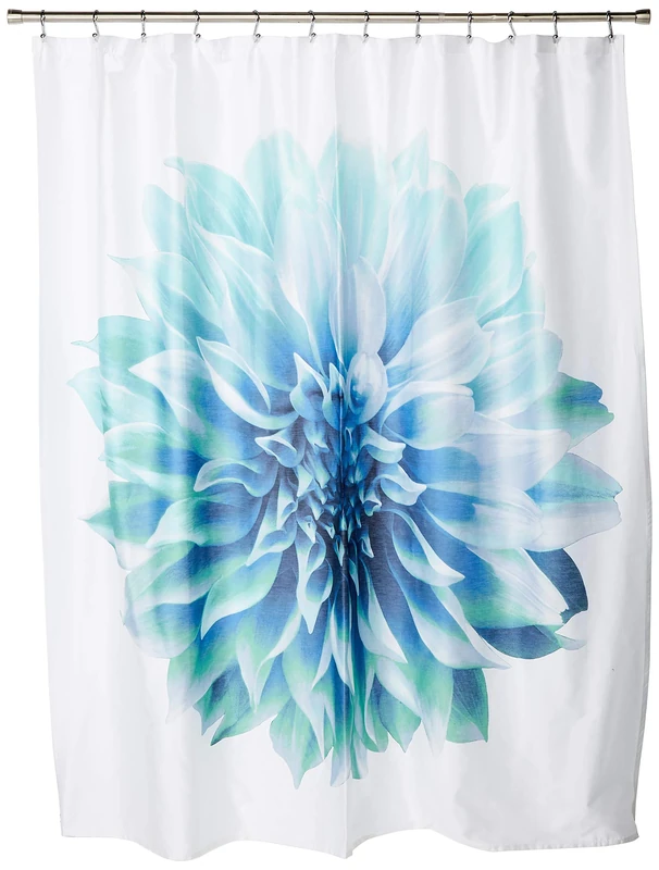 Madison Park Shower Curtain, Aqua, 72x72