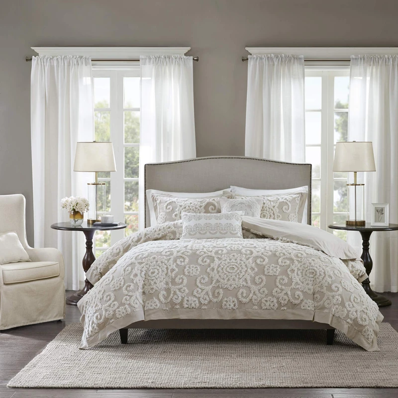 Harbor House Duvet Mini Set, Taupe, King
