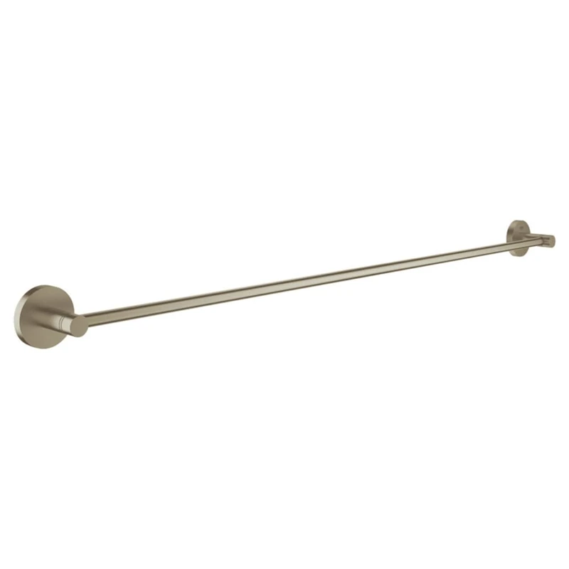 GROHE Essentials Towel Rail (800mm), German Engineered, Metal in Brushed Nickel and with Concealed Fastening, 40386EN1