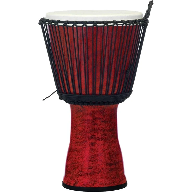 Pearl Roped Tuned Synthetic Djembe 14" PBJVR-14/699 - #699 Molten Scarlet