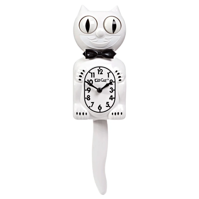 KIT CAT Klock Gentlemen Limited Edition (White),Original Size 15.5 inch