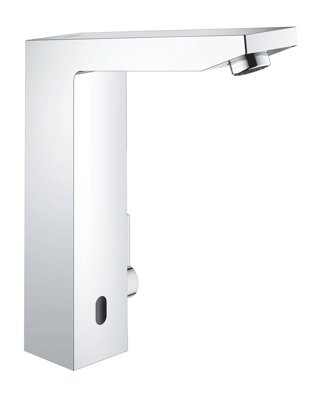 GROHE Eurocube E Touchless L-Size Basin Mixer with Mixing Device Water-Saving Tap, Infrared Sensor Technology, Chrome Finish 36441000