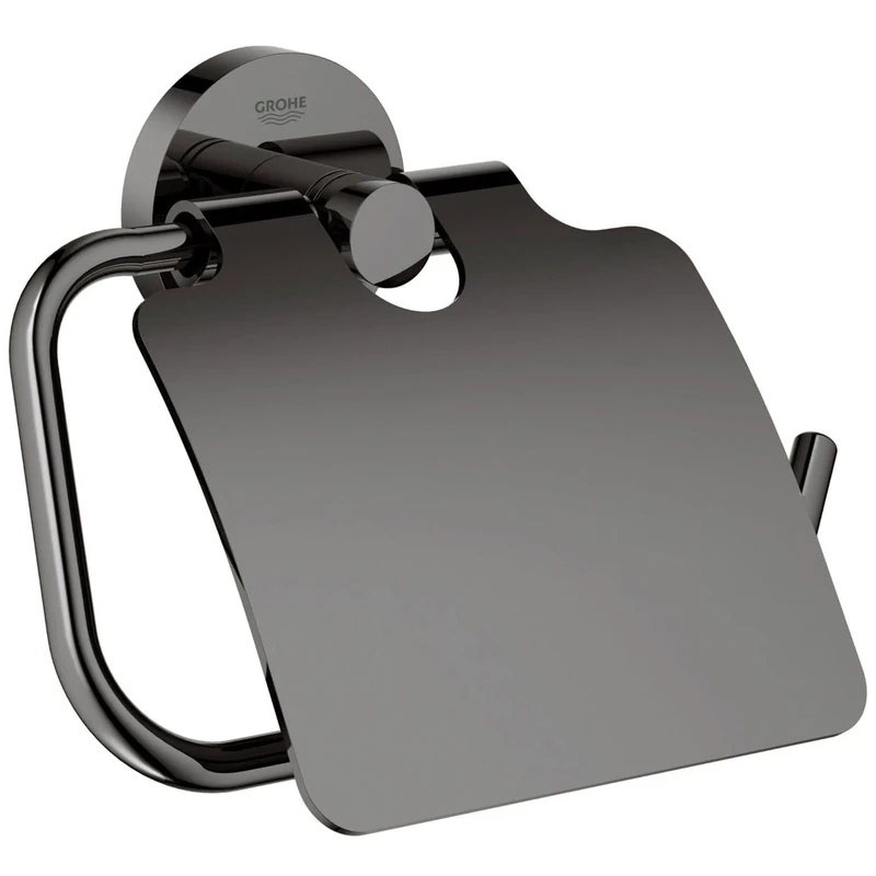 GROHE Essentials New Toilet Roll Holder Hard Graphite 40367A01