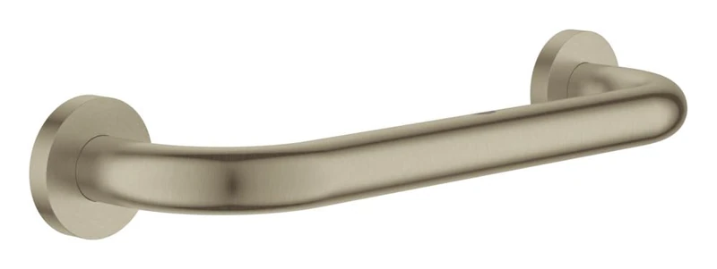 GROHE Essentials Bath Grip (295mm), German Engineered, Metal in Brushed Nickel and with Concealed Fastening, 40421EN1