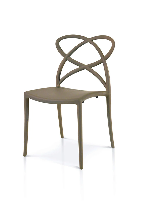 Fashion Commerce 04-fc905 Game of Chairs, Polypropylene, beige, 46 x 49 x 81 cm, 4 Unit