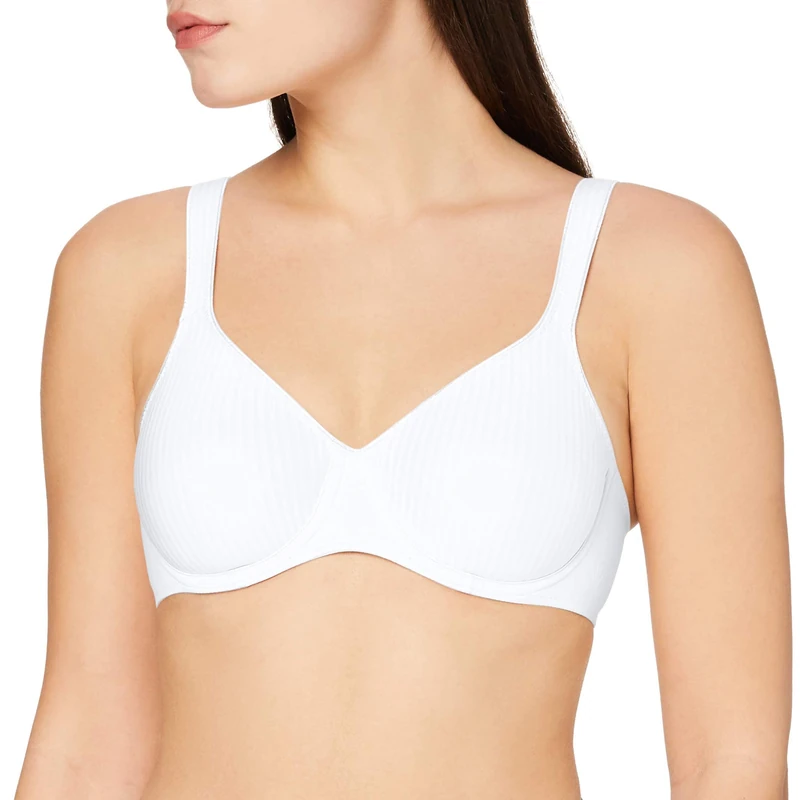 Triumph Women's Modern Soft+Cotton W, Wired bra, WHITE