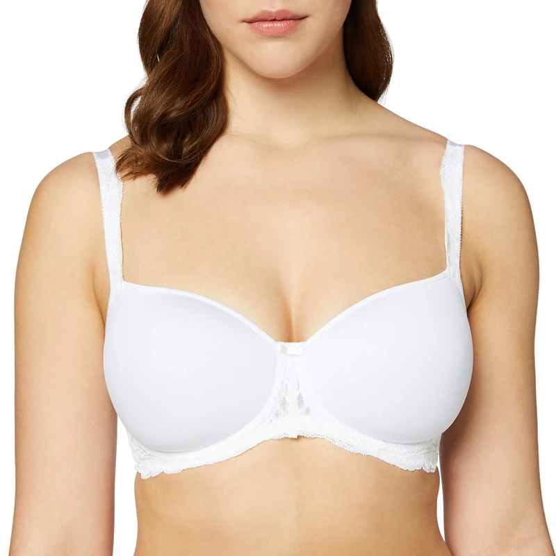 Triumph Womens Amourette Charm Wp Wired Padded Bra, White, 36B UK