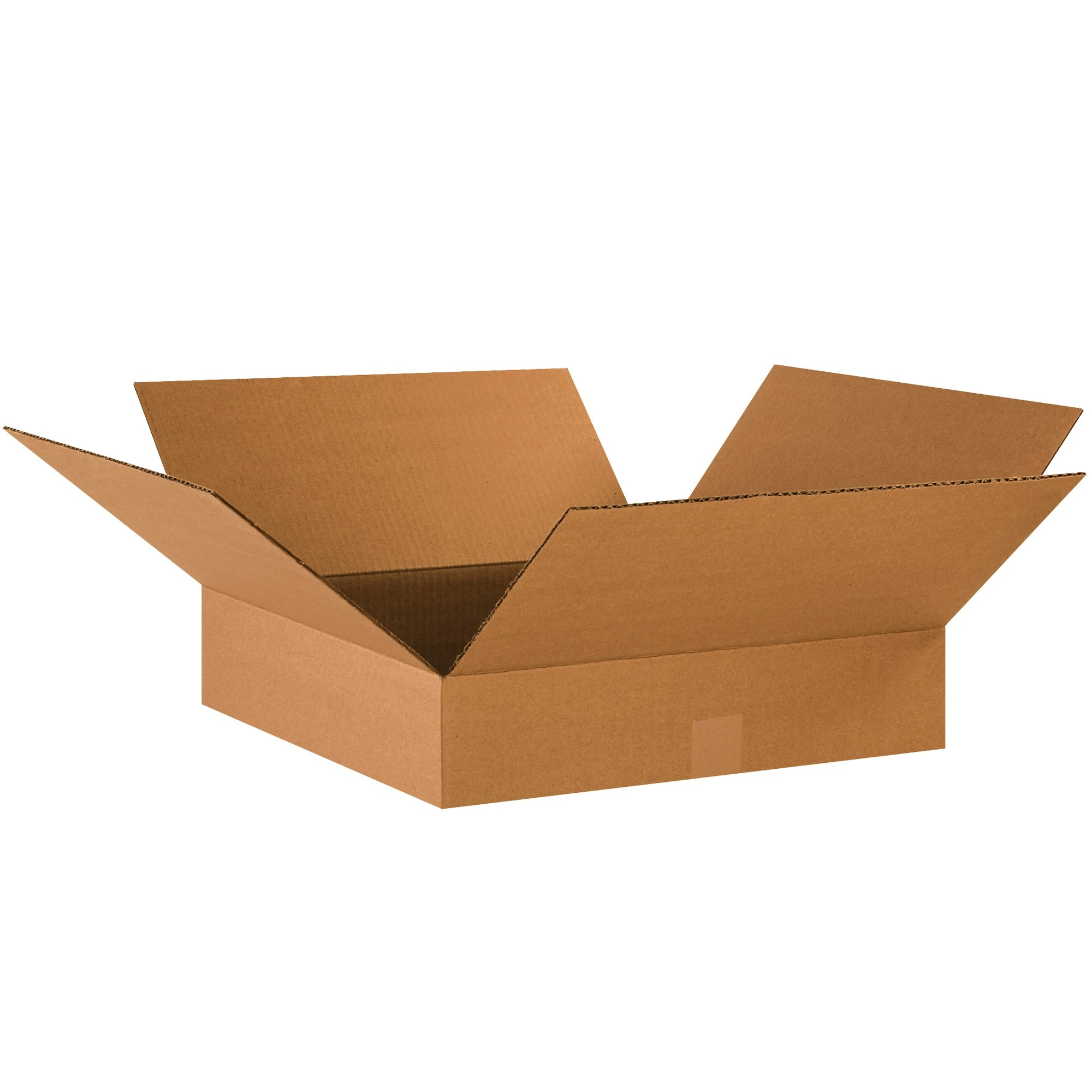 Ship Now Supply SN17174 Flat Corrugated Boxes, 17"L x 17"W x 4"H, Kraft (Pack of 25)