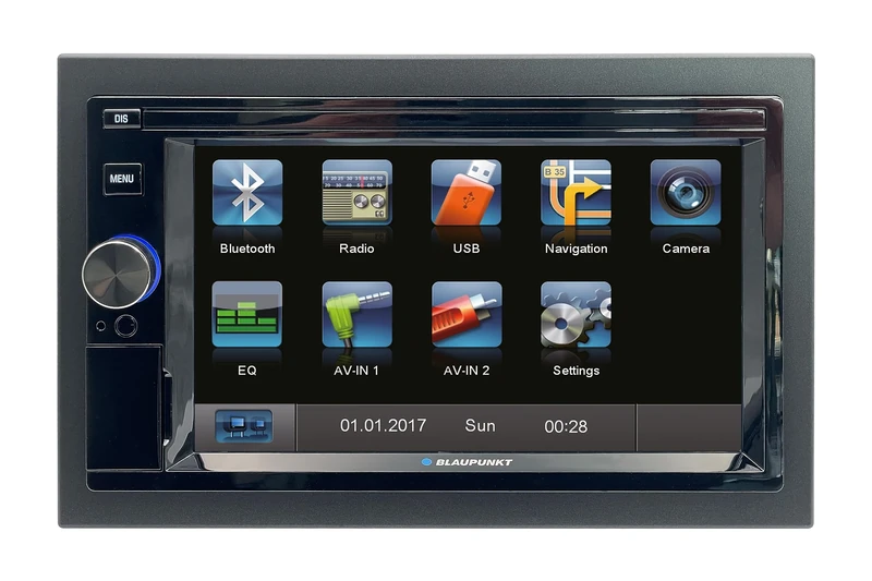 Blaupunkt Santa Cruz 370 | 6.2 Inch Touch Screen, 2-DIN, Bluetooth Handsfree, USB, SDHC
