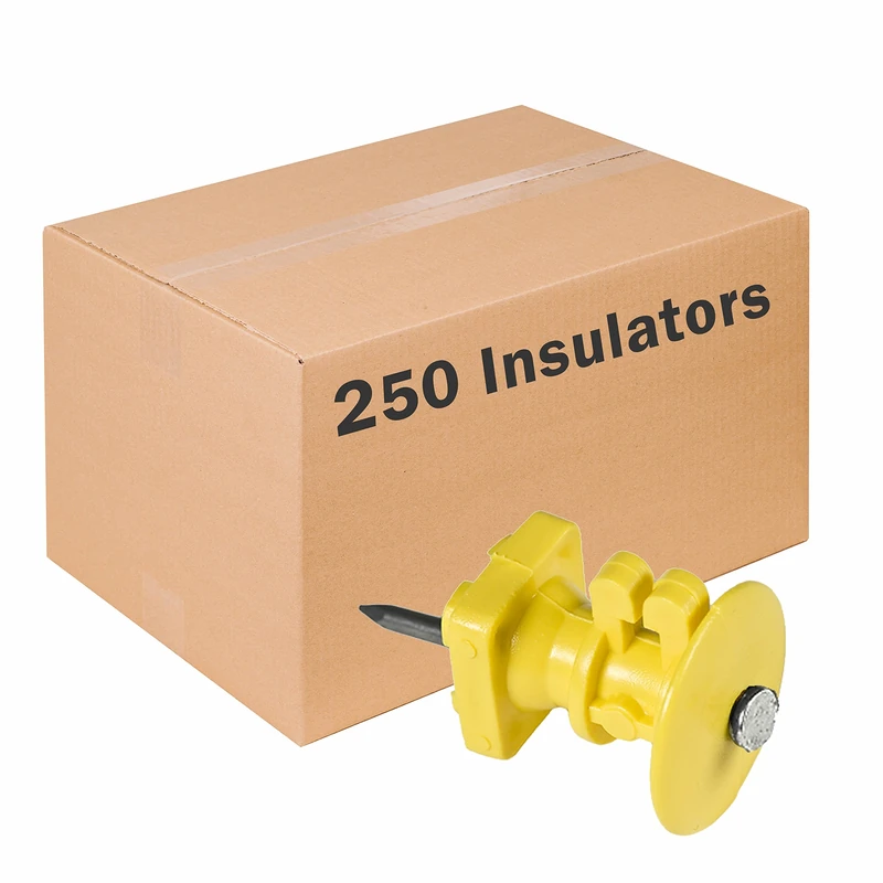 ZAREBA Systems IWKNY-Z Z Insulator with Double-Headed Nails, 250 Pack - Image 1