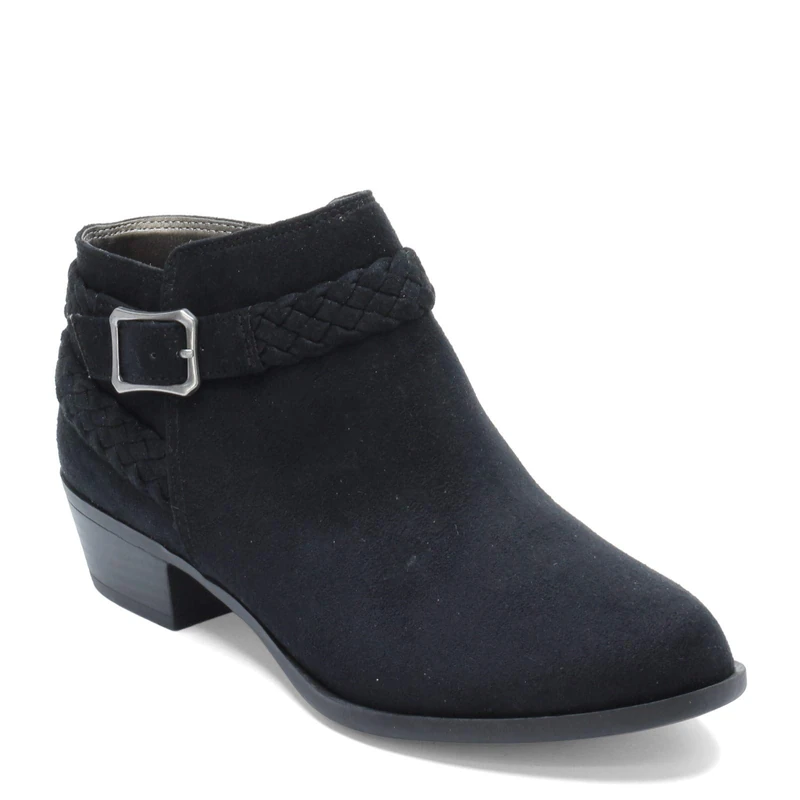 LifeStride Women's Adriana Ankle Bootie, Black Micro, 5.5 UK