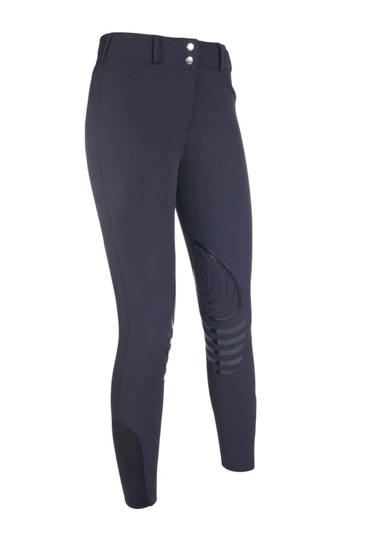 Hkm Women's Reithose-Elite Hunter-Silikon-kniebesatz9100 Trouser, Black, 14