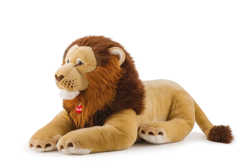 Trudi 27545, Lion Narciso Plush, Beige, 100 cm