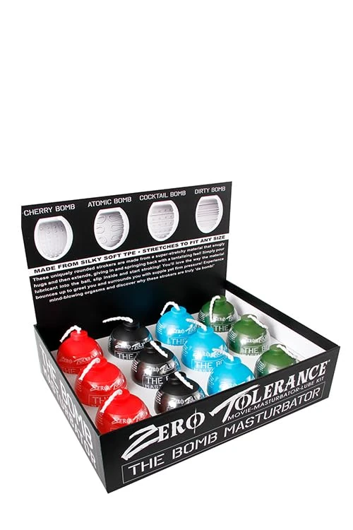 Zero Tolerance Bomb Masturbator Display Multicolor One Size