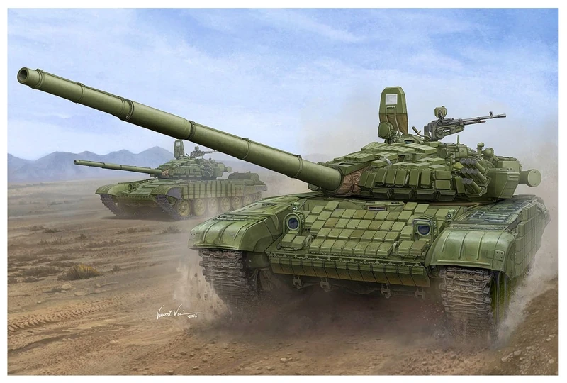 Trumpeter 1:16 - RussianT-72 B/B1 MBT Reativ Armour