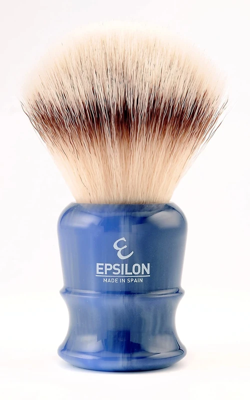 Epsilon Extra Soft Synthetic Shaving Brush Blue Handle 50/26mm Standard Single