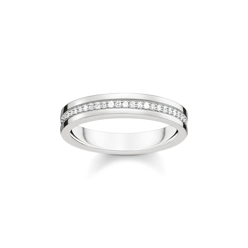 Thomas Sabo Women Ring 925 Sterling Silver TR2117-051-14