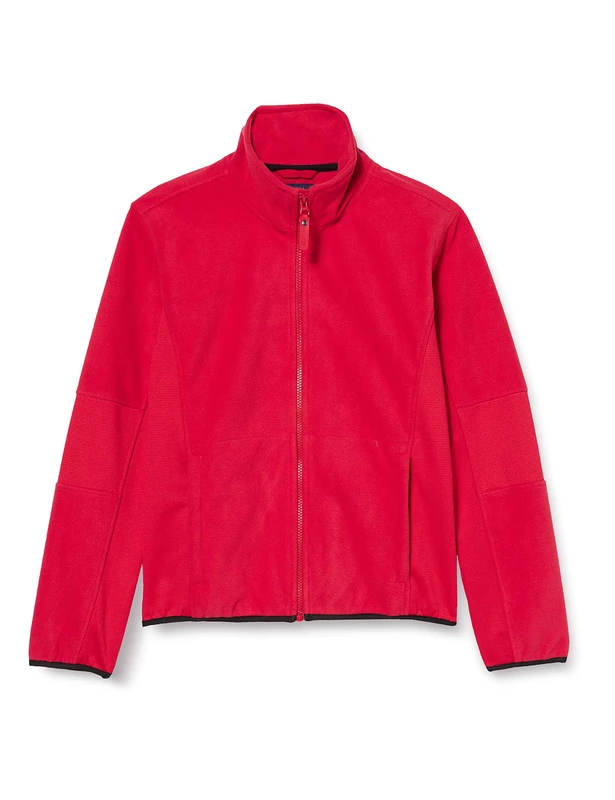 James Harvest Women's Sarasota Full Zip Fleece Jacket, Red, 10 (Size:M)