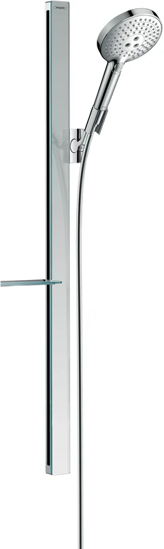 hansgrohe Raindance Select S Shower set 120 3jet with Unica'E shower rail 90 cm and soap dish