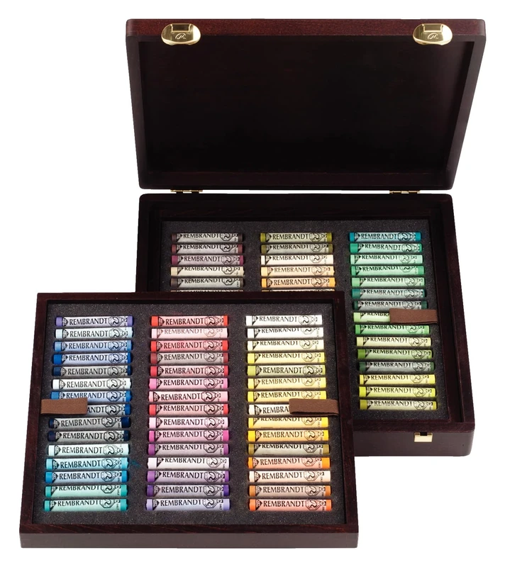 REMBRANDT Professional Pastel Wooden Box 90L Landscape