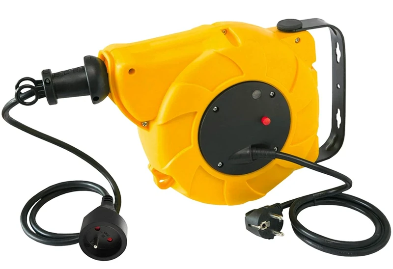 Electraline Cable Winder, yellow, 100236