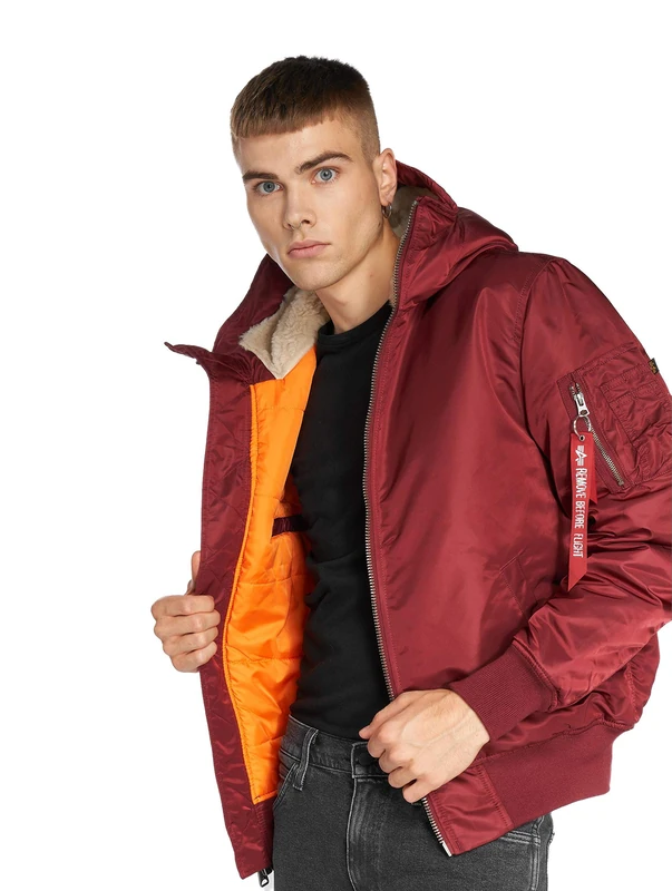 ALPHA INDUSTRIES Men's Jacket - - S Red