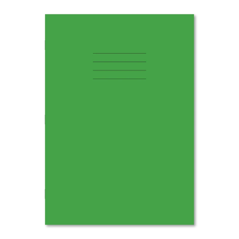 Hamelin A4 Plain 32 Pages Exercise Book - Light Green (Pack of 100)