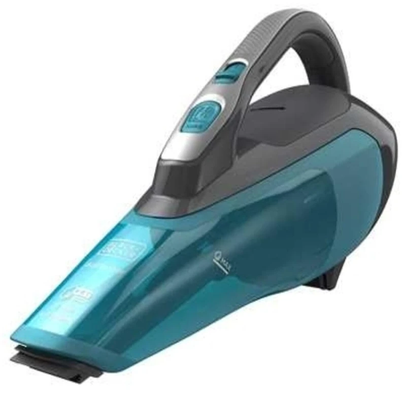 Black & Decker WDA320J-QW WDA320J-QW-Aspirador de Mano GEN 9,5 con accesios para líquidos y sólidos 10,8 2Ah. Boquilla extensible y cepillo. Cargador tipo Jack