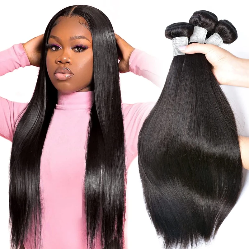 CYNOSURE Brazilian Hair 3 Bundles 9A Virgin Unprocessed Straight Human Hair 18 20 22inches Brazilian Straight Hair