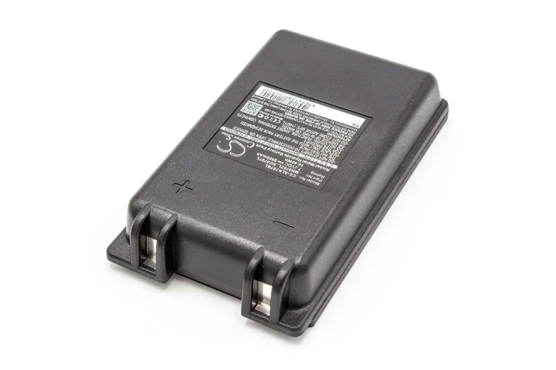 vhbw Battery Replacement for Autec MH0707L, NC0707L for Industrial Radio Remote Control (2000mAh, 7.2 V, NiMH) - Black