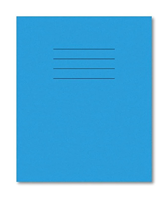 Hamelin 8 x 6.5-Inch 8 mm Ruled and Margin 48 Pages Exercise Book - Light Blue (Pack of 100) - Image 1