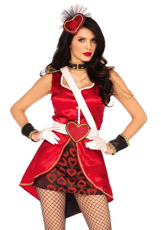 Leg Avenue LO85649 - Women's Royal Card Guard Costume, Large (Red)