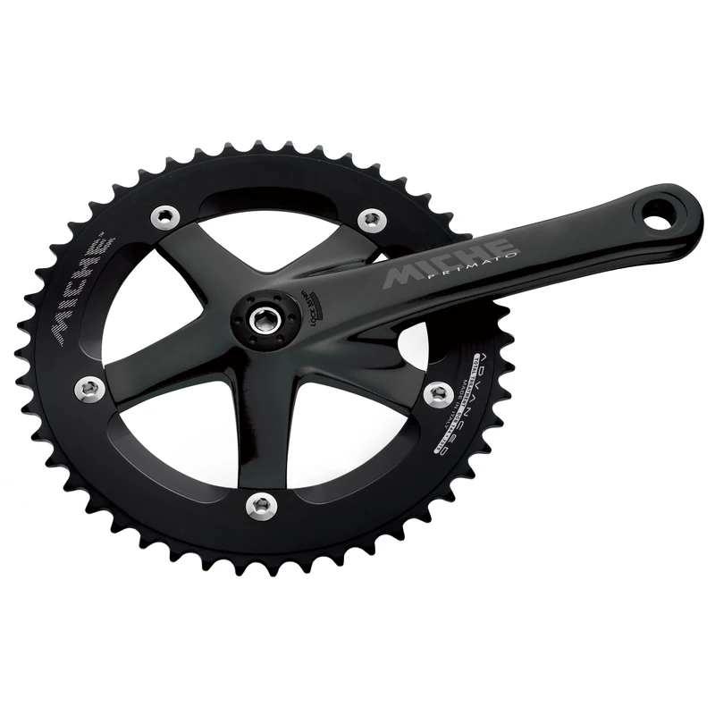 Miche Primato Pista Track Crankset, Silver, 172.5mm / 50t