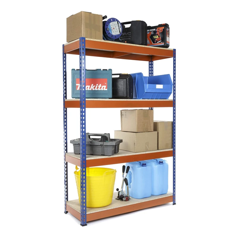 Racking Solutions Extra Heavy Duty Industrial Garage Racking/Shelving Unit 400KG Per Shelf (1800mm H x 1200mm W x 450mm D)