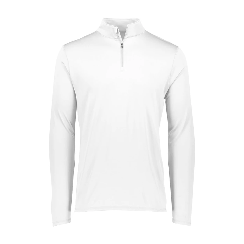 Augusta Sportswear Men's White Attain 1/4 Zip Pullover 3XL, 3X-Large