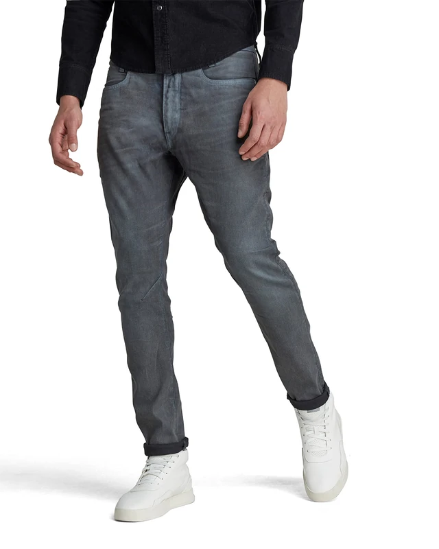 G-Star Men's D-Staq 3D Slim Jeans, Multicolour (dk aged cobler D05385-9517-3143), 25W / 30L