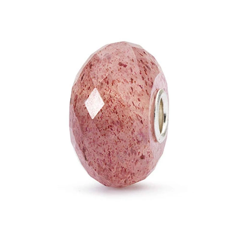 Trollbeads Gemstone Bead Strawberry Quartz