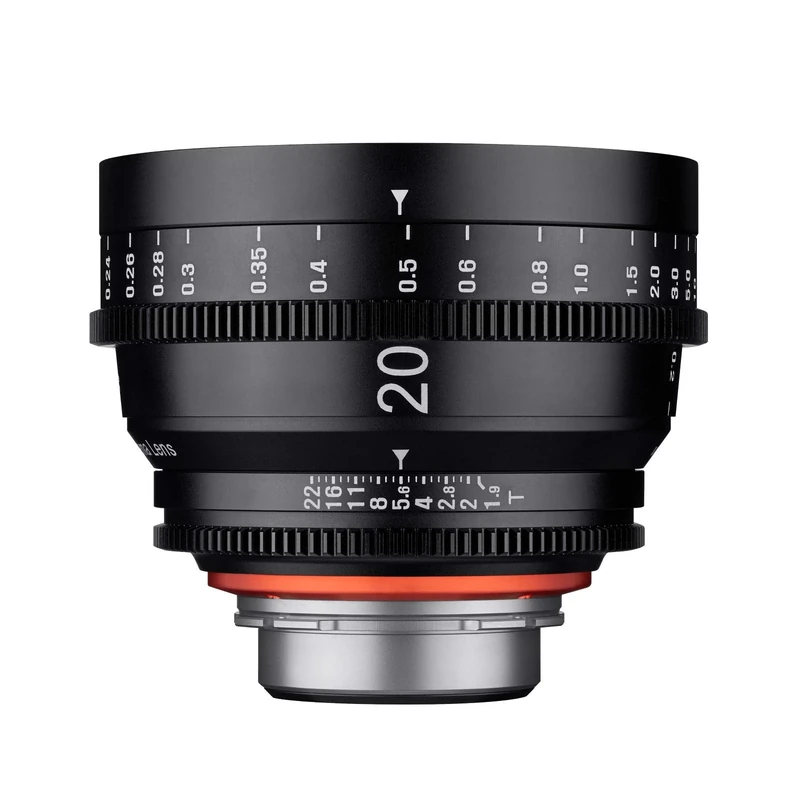 Samyang XEEN 20 mm T1.9 MILC/SLR Ultra-Wide Lens Black – Camera Lenses and Filters (MILC/SLR, Ultra-Wide Lens, 0.2 m, Sony E, 2 cm, APS-C, Full Frame, Micro Four Thirds)