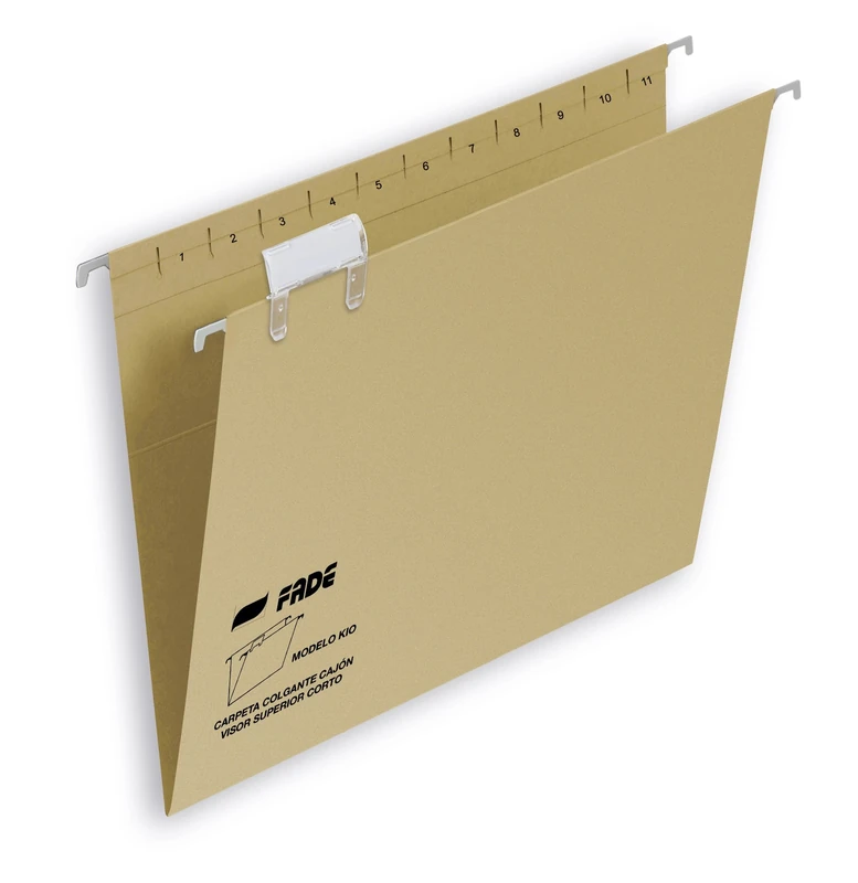 Fade Din A4 Kraft Eco Top Visor Hanging Folder