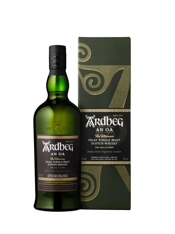 Ardbeg An Oa, Islay Single Malt Scotch Whisky, Peaty & Smokey, Gift Box, 70cl