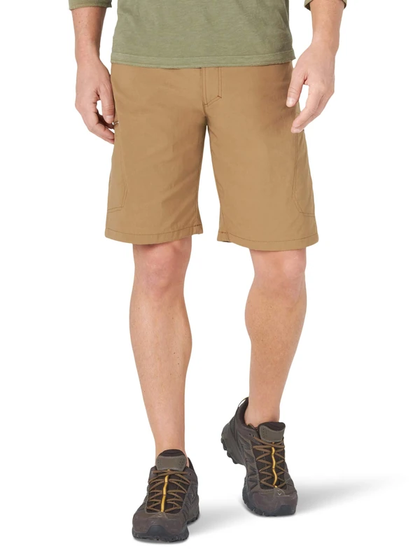 Wrangler Men's Performance Comfort Flex Cargo Short, Bronze, 32